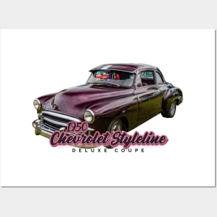 1950 Chevrolet Styleline Deluxe Coupe Posters and Art